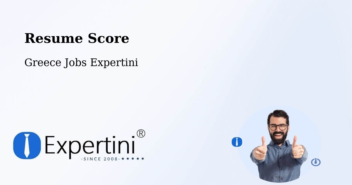 Resume Score & Job Description Match Tool – Vélo - Greece Jobs Expertini